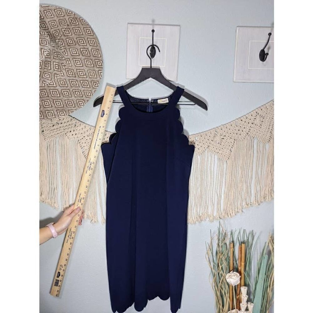 Maison Jules Scallop Royal Blue Dress - Picture 8 of 16